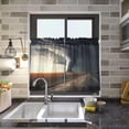 thumbnail image 7 of Coolnuti Tornado Highway Storms Valances for Windows 24 Inch Small Window Blackout Valance Curtains Rod Pocket Window Curtains Treatment for Kitchen Bathroom Cafe, 1 Panel Home Decor, 7 of 7