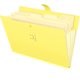 thumbnail image 1 of Carpeta de archivos expansible, Carpeta expandible, Organizador de documentos de acordeón de papel A4 - Plátano Ormromra LRWJ905-1, 1 of 6