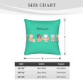 thumbnail image 4 of Bingfone Little Chef Gnome Linen Throw Pillow Covers Cushion Case Pocket Button Vintage Farmhouse Pillowcase for Sofa Couch Bed 16"x16", 4 of 9