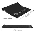 thumbnail image 3 of Tapete de Yoga Altera  TAE0518 Grosor 3mm Pilates Foam 176x62 cm Negro, 3 of 6