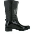 thumbnail image 2 of Lucky Top Rainy-30K Children Girl's Double Buckle Two Tone Knee High Rain Boots, 2 of 4