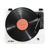 Victrola Montauk Bluetooth Record Player with 3 speed Turntable and Bookshelf Speakers