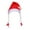 N, variant on Christmas Santa Hat for Adults, Soft Red and White Christmas Hat, Non-Woven Fabric Xmas Cap for Holiday Parties, Santa Claus Costume Accessory, Christmas Party Supplies