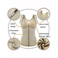 thumbnail image 4 of Women's Slimming Sports Vest Tank Weight Loss Sweat Shapewear Sauna Shaper Waist Trainer Corset Vest Body Shaper, 4 of 7