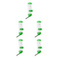 thumbnail image 2 of Greeniant jaula colgante alimentador de agua para mascotas portátil extraíble animales pequeños botellas de bebida automáticas contenedor de ahorro de Verde 5piezas Greeniant CBP206853, 2 of 4