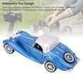 thumbnail image 5 of NFTIGB Classic Car Model Die Cast Metal Alloy Vintage Model Toy Car Collectible Home Decoration Ornament Blue 5.24 inches / 13.3 cm Perfect Gift For Kids And Adults Desk Display Collection Series, 5 of 6