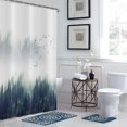 thumbnail image 2 of Misty Forest Shower Curtain, Green Pine Tree Wild Goose Foggy Forest Nature Woodland Landscape Bathroom Curtains Bathtub Decor Waterproof Fabric Machine Washable with 12 Hooks, 2 of 6