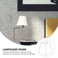 thumbnail image 4 of Shisuyan Lamp Shade Light Bulb Frame Desk Lamp Lampshade Frame Metal Wire Lamp Guard, 4 of 8