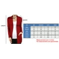 thumbnail image 2 of Women's Long Sleeve Knit Rib Open Front Solid Sweater Cardigan-Plus Size Available (FAST & FREE SHIPPING), 2 of 2