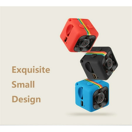 1080p Mini Dvr - Hilitand Mini SQ11 DV Camera, 1080P Portable Mini Camcorder Full HD Video Recorder Security Camera Car DVR Sports DV with Night Vision&Motion Detection for Office,Car,Home