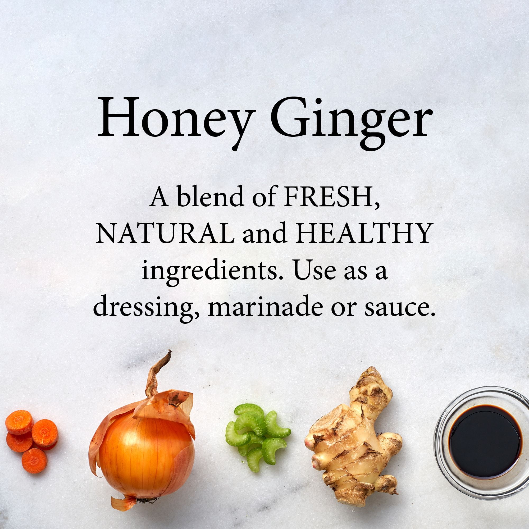 Makoto Honey Ginger Dressing, 9 fl oz Refrigerated Bottle – Fresh-Tasting Dressing and Marinade for Salads, Chicken, Dipping, and Glazing