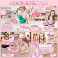 thumbnail image 2 of Baby Doll Accessories DeAo Baby Doll Playset 6 en 1 rosa, 2 of 7