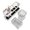 White, variant on Toothbrush and Toothpaste Holder with 2 Cups – Space-Saving Bathroom Organizer & Travel-Friendly Toothbrush Case