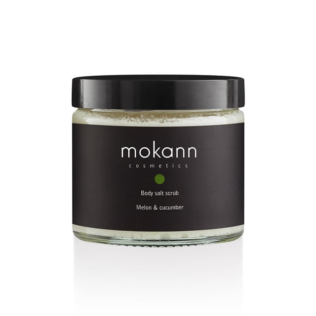 Mokann Exfoliante corporal con sal marina y pepino para piel suave 300g