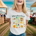 thumbnail image 1 of iTNHFP Hauts d'Été pour Femmes T-Shirt Graphique Oktoberfest Tendance Décontracté Manches Courtes, 1 of 4