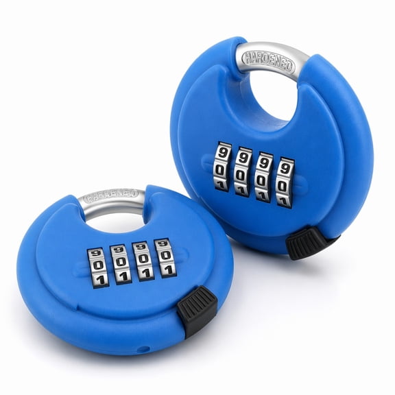 YEMNPIOS Alloy Steel Combination Padlock 100 Piece 2 Pack