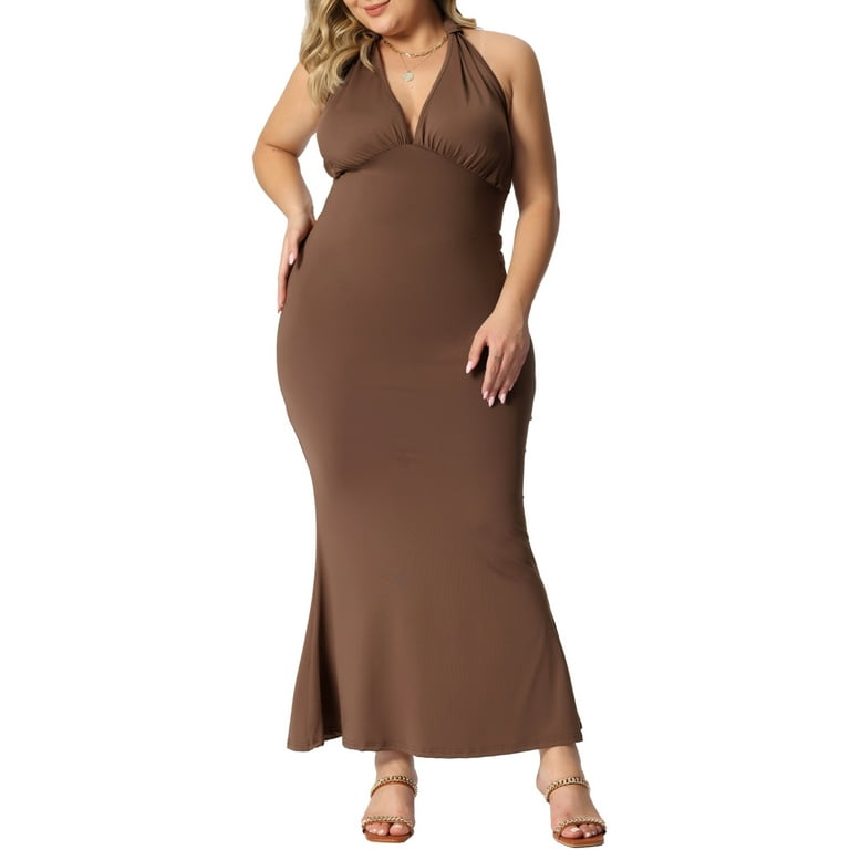 Deep V-Neck Bandage Backless Sleeveless Evening Dresses Deep V-Neck Bandage Backless Sleeveless Evening Dresses