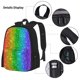 thumbnail image 3 of Fotbe Glitter Rainbow Set Escolar 3 en 1 para Niños - Mochila Duradera con Lonchera Aislante y Estuche para Lápices - Mochila Escolar para Niños y Niñas, 3 of 7