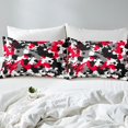 thumbnail image 3 of Erosebridal Housse de Couette Camouflage Aquarelle Simple, Housse de Couette Étoiles du Texas Simple, Décor Thème Armée, Réversible 2 Pcs (Sans Couette), 3 of 7