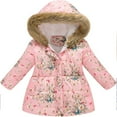 thumbnail image 1 of Veste Matelassée pour Enfants Garçons et Filles Imprimé Mode Dessin Animé Grand Garçon Long Col à Capuche Veste Matelassée, 1 of 5