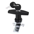 thumbnail image 3 of SHISUYAN 1 Set T Handle Cabinet Locks RV Truck Storage Drawer Locks with Keys Garage Door Latch Locks Letter Box Drawer Locks for Trailers, 3 of 8