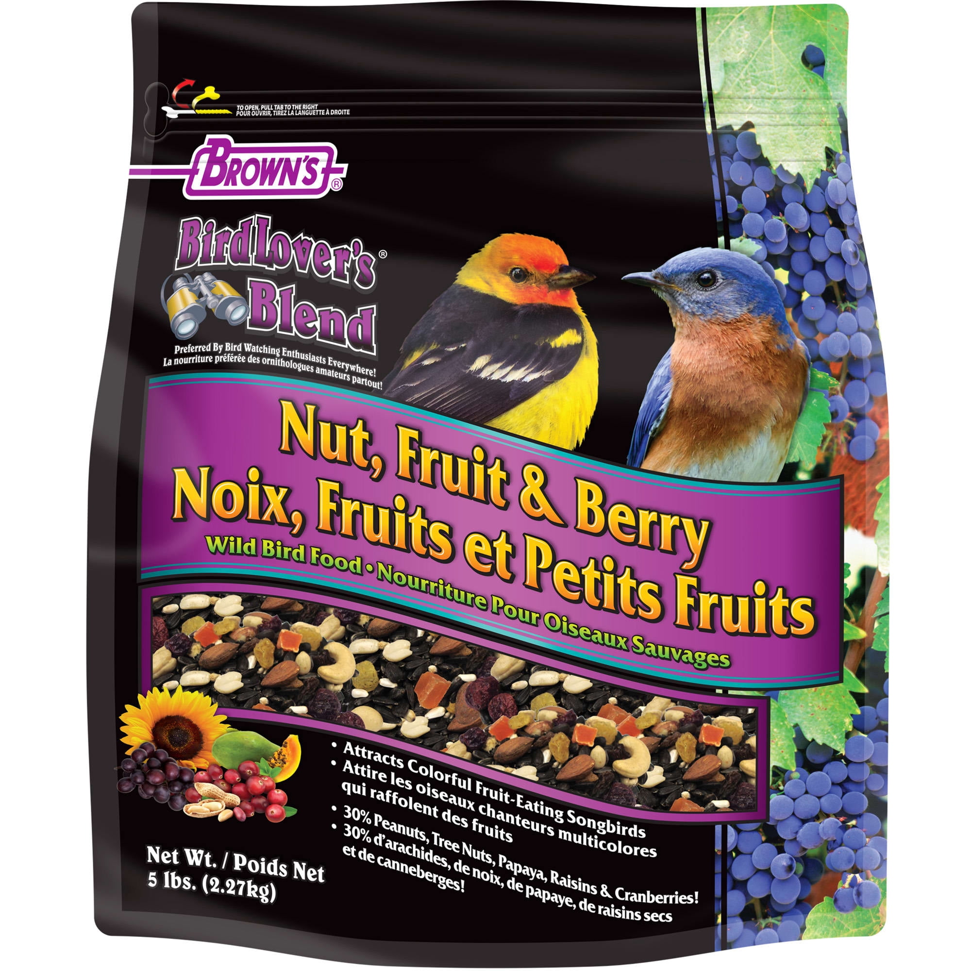 F.M. Brown's Bird Lover's Blend Fruit Nut and Berry, 5-Pound