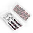 thumbnail image 4 of Haiem Humming Bird And Tropical for Stainless Steel Kids Silverware Set - Children’s Utensil Set - Children's Knife, Fork And Spoon Set - Metal Kids Cutlery Set, 4 of 8