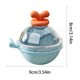 thumbnail image 4 of MTBLYS Molde para bolas de hielo con forma de pez | Molde grande redondo para esferas de hielo para whisky|cócteles y bebidas | Bandeja de plástico para cubitos de hielo de una cavidad con tapa, 4 of 7