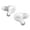 White, variant on JVC Active Noise Cancelling True Wireless Earbuds - Bluetooth 5.3 with ANC - Comfortable Fit with S/M/L Silicon & Memory Foam Earpieces - IPX4 Water Resistant - 28 Hrs Playback -Compact Charging Case