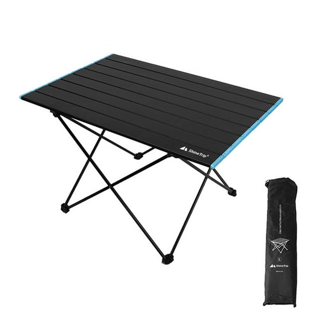 Table de Pique-Nique Pliante Extérieure Bureau de Camping Portable Table en Aluminium pour