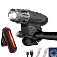 thumbnail image 2 of （3-piece set）Bright Red LED Bicycle Rear Light, Cycling Flashlight Safety Reflectors Accessories, Fits Adult, Kids MTB, 2 of 5