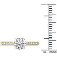 thumbnail image 4 of 1 Carat T.W. Diamond Classic Vintage 14kt Yellow Gold Engagement Ring, 4 of 5