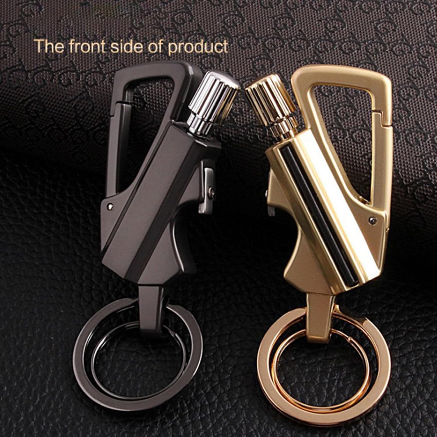 Visulong/Benighty Keychain, Visulong/Benighty Sleek Metal Keychain, Permanent Match Infinity Lighter, 3-in-1 Multifunctional Pendant (3Pcs-Mixed)