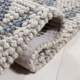 thumbnail image 5 of SAFAVIEH Natura Mayson Diamond Area Rug, Silver, 6' x 6' Square, 5 of 8