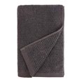 thumbnail image 2 of Everplush Diamond Jacquard 6 Piece Bath Towel Set, Charcoal, 2 of 9