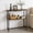 Rustic Brown, variant on Manora Farmhouse Console Table, 2-Tier Console Table, Narrow Sofa Table with Adjustable Feet for Entryway, Living Room, Rustic Brown