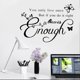 thumbnail image 4 of Calcomanía de pared, 2 piezas, letras en inglés, pegatinas de pared DIY, papel tapiz, innovación moderna, 4 of 10