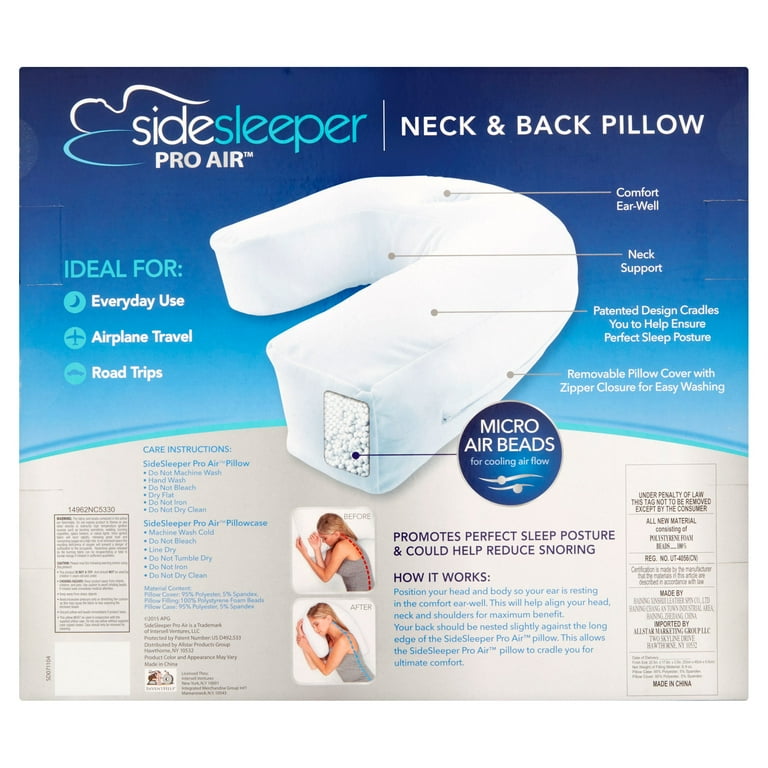 Proair side sleeper pillow online
