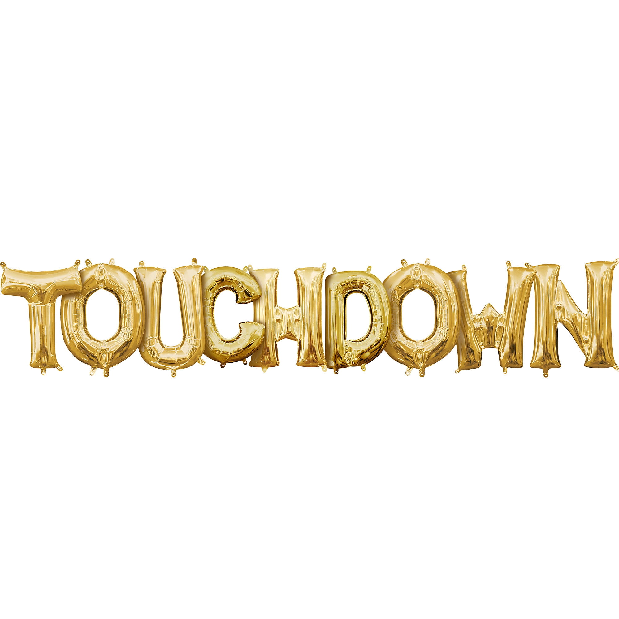 gold inflatable letters