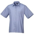 thumbnail image 1 of Premier Mens Short Sleeve Formal Poplin Plain Work Shirt, 1 of 3