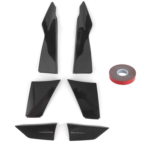 Pair Front Lip Splitters Bumper Side Fins ABS Body Spoiler For 3 Series F80 M3 15-19