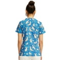 thumbnail image 5 of Cherokee Prints Women Scrubs Top V-Neck Print CK651, 5 of 5