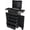 Black B, variant on Rolling Makeup Case, Professional Trolley Large Storage with Swivel Wheels, Organizer Case Makeup Travel Beauty Luggage Trolley for Make Up Hairstylists Tech