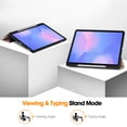 thumbnail image 4 of Dteck Case for Samsung Galaxy Tab S10 FE Plus 13.1 Inch 2025, Slim Trifold Stand Protective Cover with Pencil Holder, Rosegold, 4 of 7