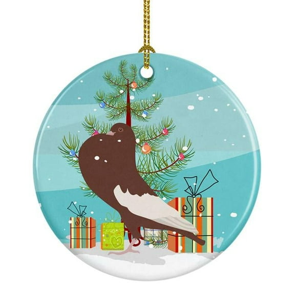 Carolines Treasures BB9321CO1 English Pouter Pigeon Christmas Ceramic Ornament
