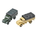 thumbnail image 2 of HILABEE 2Pcs 1/72 4D Assemble Truck Vehicle Model Toy Micro Landscape Simulation Chariot, 2 of 9