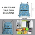 thumbnail image 2 of Xecao Dolphin Lovers for Drawstring Bags,Pull String Backpack Bags,String Bag Sackpack, 2 of 6