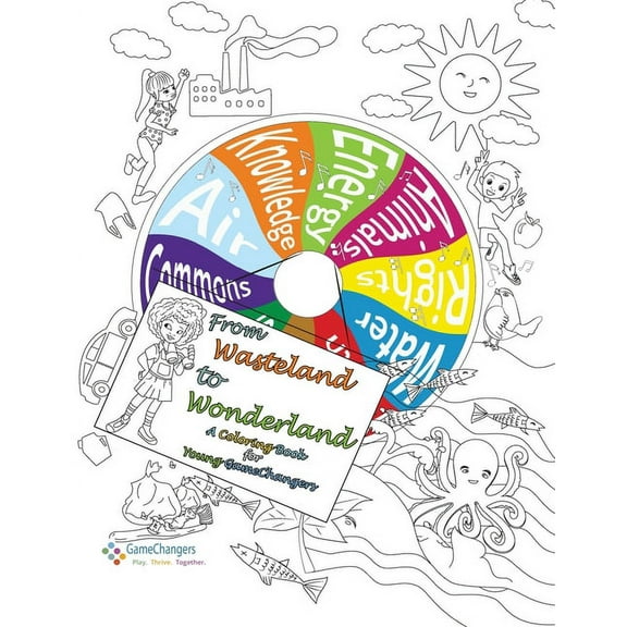 Polymoney Games From Wonderland to Wasteland: Coloring Book for Young GameChangers, (Paperback)