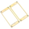 thumbnail image 1 of ZOUSSIQI Pickup Frame Mounting Rings, 2Pcs Metal Humbucker Pickup Ring Electric Guitars Replacement Parts(Gold) CA919-63173, 1 of 7