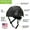 Carbon Fiber, variant on Land Helmets AeroPro Arborist Safety Helmet with Visor – ANSI Z89.1 Type 1 Class C Vented - Hard Hat for Fall Protection, Arborist & Technical Rescue - Black with Clear Visor